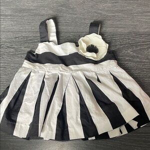 Janie and Jack Black and White Top